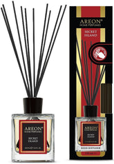 Odorizant camera cu betisoare Areon, Lux, Secret Island, 150 ml